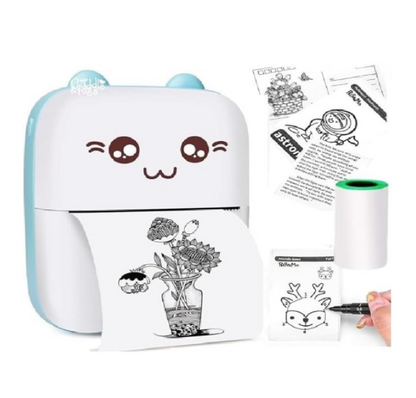 Mini Thermal Printer Wireless Portable Mini Thermal Printer with App Control